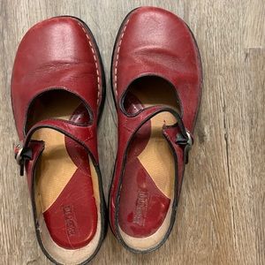 Born red Mary Janes